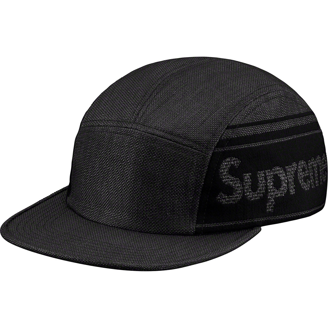 Raffia Woven Logo Camp Cap view 9